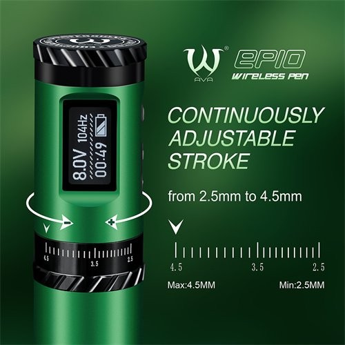 Ava Wireless Pen Ayarlanabilir Stroke EP10 Green 2