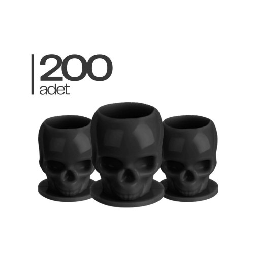 200 Adet Skull Siyah Pota