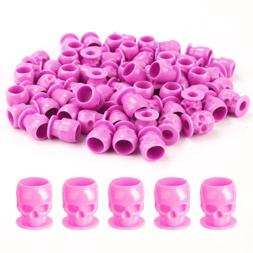 50 Adet Skull Pembe Pota