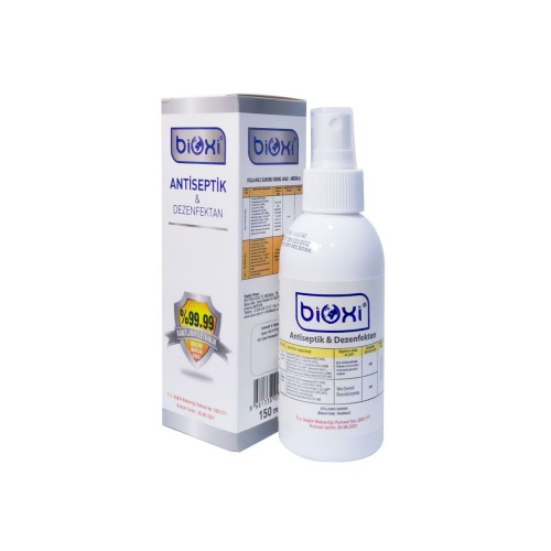 Bioxi Antiseptik ve Dezenfektan (HOCl Bazlı Cilt ve Yara Bakımı) 150 ml