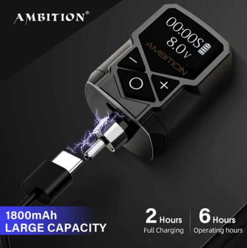 Ambition Kuark Mini Rca Giriş Kablosuz Adaptör - Siyah 2