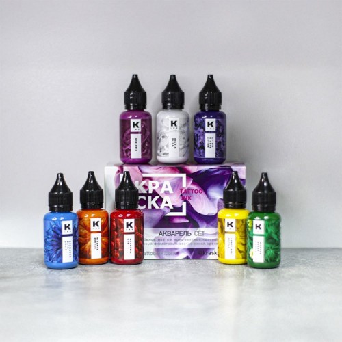 Kraska Watercolor 8 Aadet 1 oz Set 2