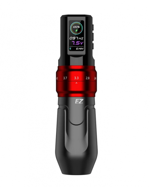 EZ P3 PRO WIRELESS PEN TATTOO MACHINE- MATTE RED