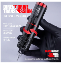 Dragonhawk Wireless Tattoo Machine Pen | Armor Pro 4